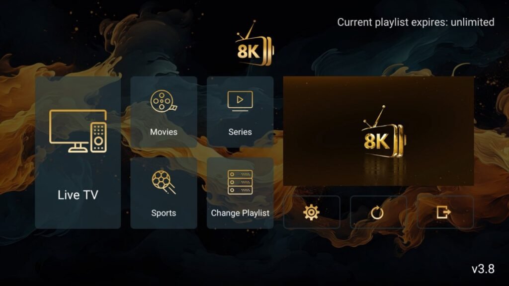 8K Player VIP for IPTV